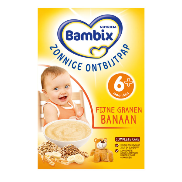 Bambix Fijne granen banaan 6 mnd