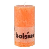 Ijveraar toezicht houden op Draad Bolsius Kaars rustiek oranje 13 cm - Boodschappen Korting