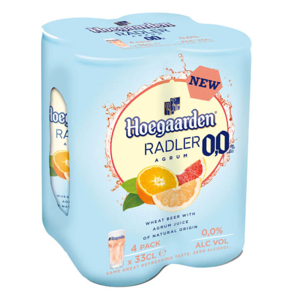 Hoegaarden Radler agrum 0,0 4-pack