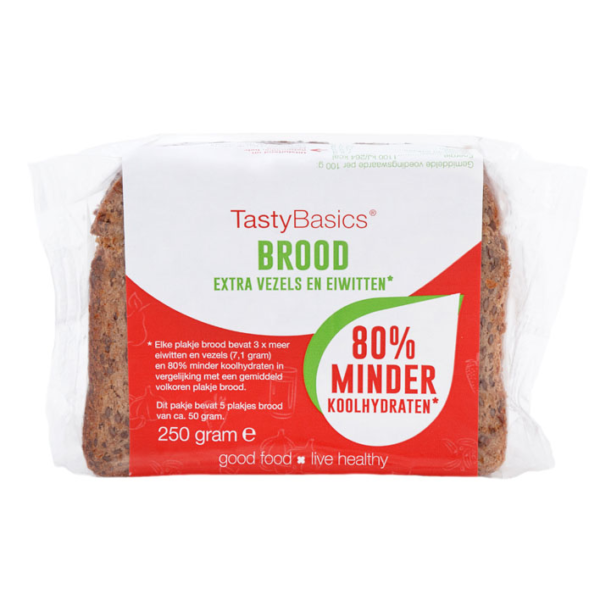 TastyBasics Brood extra vezels en eiwitten